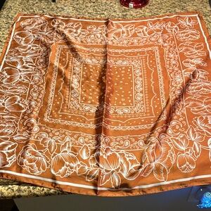 Floral Orange Bandana
